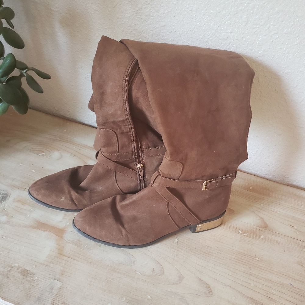 Faux Suede boots